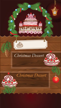Christmas Dessert Template
