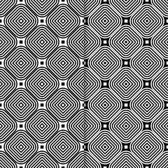 Black and white geometric ornaments. Set of seamless patterns