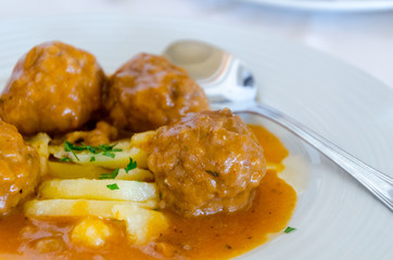 albondigas de choco