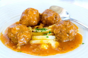 albondigas de choco cuttlefish balls