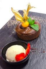 molten chocolate cake