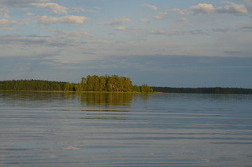 evening on the lake