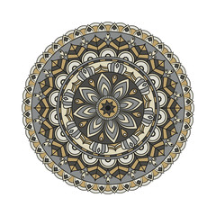 Flower Mandalas. Vintage decorative elements. Oriental pattern, vector illustration. Islam, Arabic, Indian, turkish, pakistan, chinese, ottoman motifs