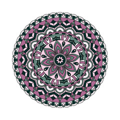 Flower Mandalas. Vintage decorative elements. Oriental pattern, vector illustration. Islam, Arabic, Indian, turkish, pakistan, chinese, ottoman motifs