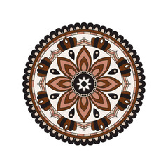 Flower Mandalas. Vintage decorative elements. Oriental pattern, vector illustration. Islam, Arabic, Indian, turkish, pakistan, chinese, ottoman motifs