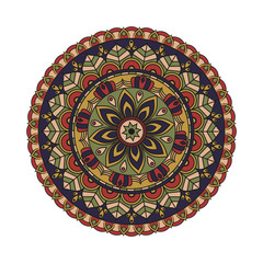 Flower Mandalas. Vintage decorative elements. Oriental pattern, vector illustration. Islam, Arabic, Indian, turkish, pakistan, chinese, ottoman motifs