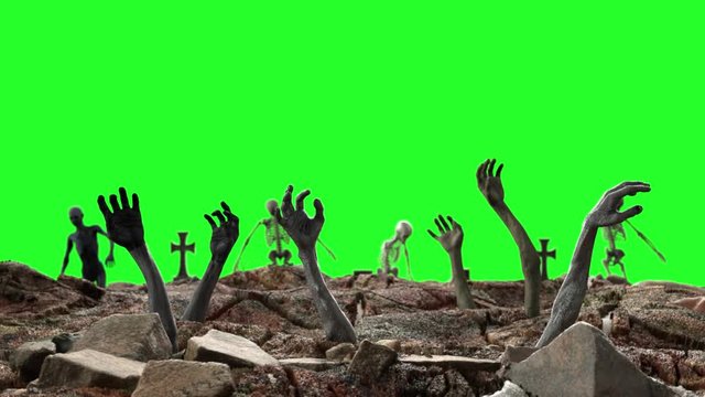 zombie hand Halloween background