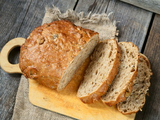 rye bread with cereals