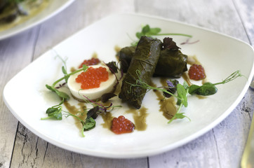 Jambalaya vine leaves