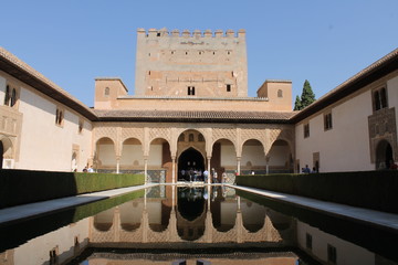 Fototapeta premium Spanish castle of Alhambra.