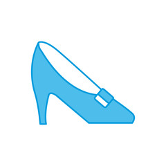 Executive High heel icon vector illustration graphic design
