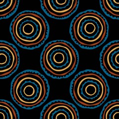 Africa aztec seamless pattern. Can be used in fabric design for making of clothes, accessories, decorative paper, wrapping, envelope, web design. Vector illustration.