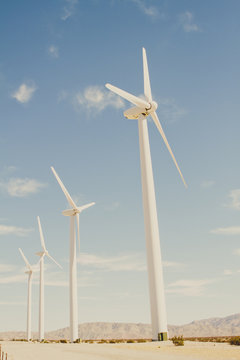 Wind Turbines in the Desert