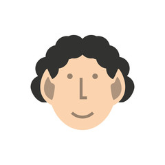 cartoon man icon