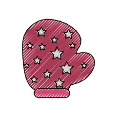 christmas glove icon