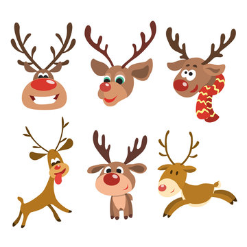 Christmas reindeer set.