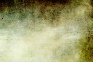 Old green canvas texture background