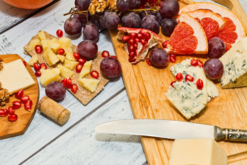 Cheese plate appetizer