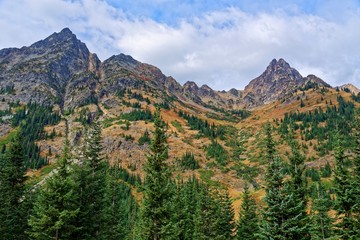 Crater Mountain in the fall