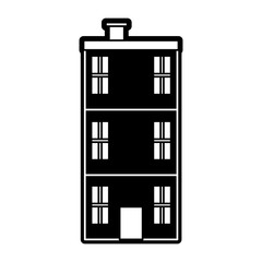 house icon over white background vector illustration