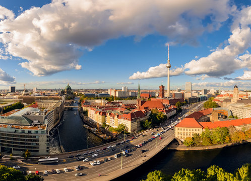 The best view on Berlin in the afternoon