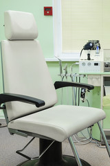 Medical office with equipment of otolaryngologist