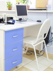 Interior of a doctor room