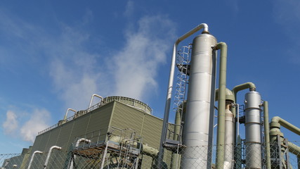 Centrale geotermica elettricità produzione di energia green power