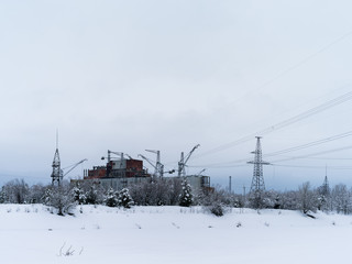 Pripyat industrial atomic core landscape