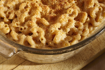Macaroni and cheese made with whole wheat pasta