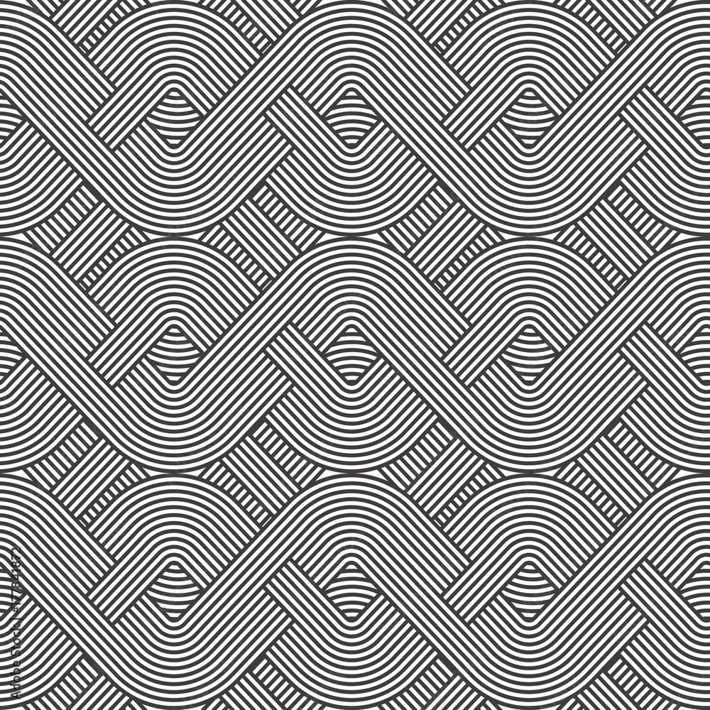 Poster seamless geometric pattern. geometric simple print. vector repeating texture. monochromatic linear b