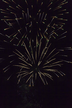 Fireworks in a popular celebration