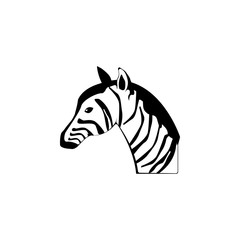 Obraz na płótnie Canvas Zebra Icon