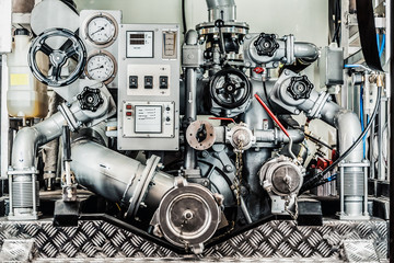 pump in a fire truck