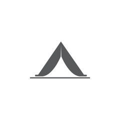 Tourist tent icon vector