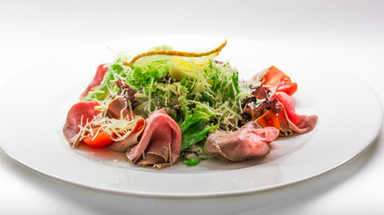 salad with carbonate