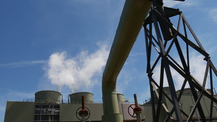 Centrale geotermica per la produzione di energia elettrica green power