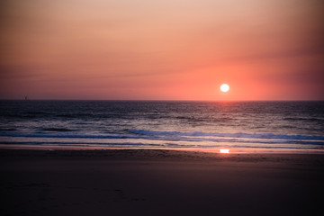 Beautiful beach sunset