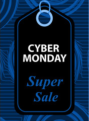 Cyber Monday  flyers,  templates for your poster design, invitation, banner. Special offer, discounts. Vector illustration