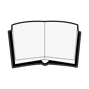 closed book with blank cover icon image vector illustration design