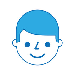 man young character male profile