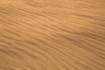 patterns from the wind on the desert