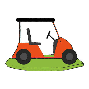 golf cart icon image vector illustration design