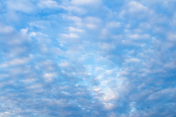 Blue sky with clouds