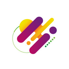 Abstract geometric modern style background