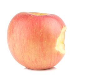 apple bite isolated on white background
