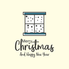 Merry christmas icons and elements design