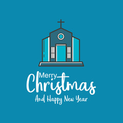 Merry christmas icons and elements design