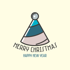 Merry christmas icons and elements design