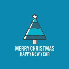 Merry christmas icons and elements design